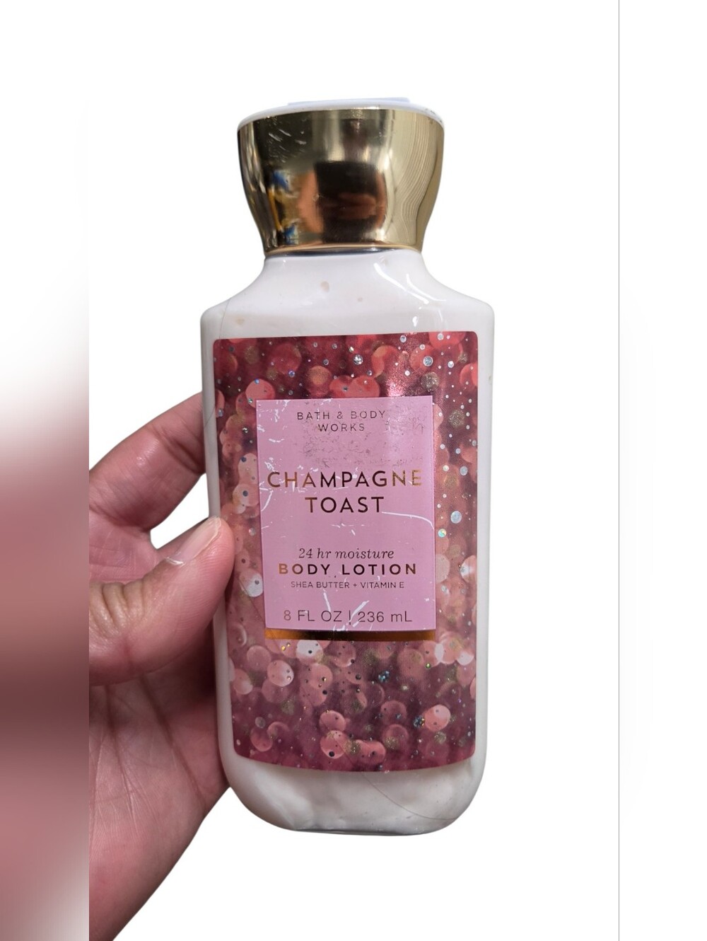 Bath & Body Works Champagne Toast Body Lotion 8 Oz Used